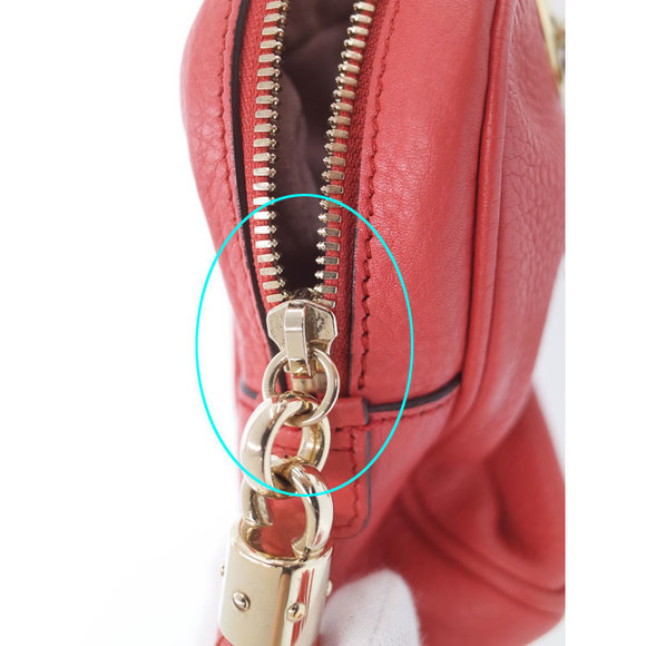 Gucci Soho Double Chain Shoulder Bag Leather - Picture 8 of 9